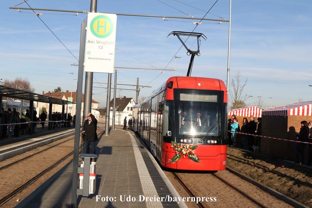 Der neue Straßenhaltepunkt ,,Am Wegfeld".