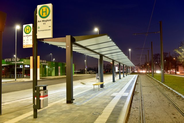 Neue Endhaltestelle. | Foto: VAG/Claus Felix