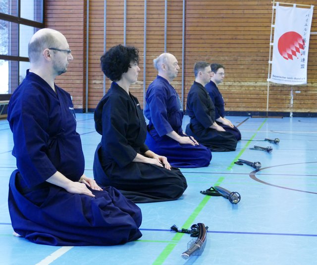 Iaido - Oshogatsu-Lehrgang 2017 in Bamberg.