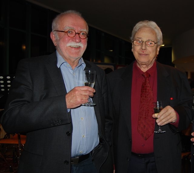 Gerhard Lacher und Jürgen Harries, die Träger des Ehrenwertpreises