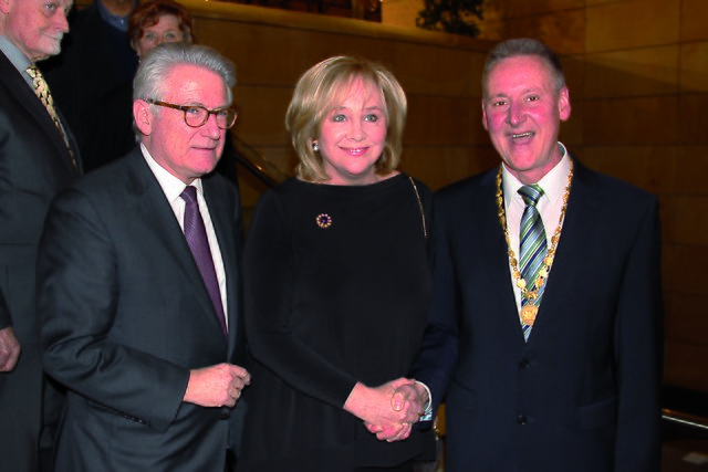 Peter und Evi Kurz wurden von OB Jung begrüßt | Foto: Tom Schreiner