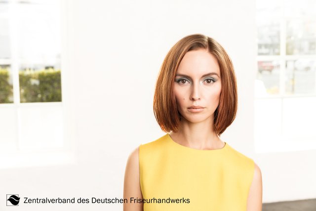Der Clavi Shag mit dem Upgrade für den Sommer. | Foto: Erwin Wenzel, Düsseldorf / © Zentralverband Friseurhandwerk, Köln