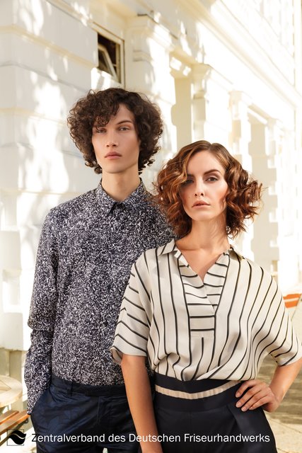Durch formschöne Locken wird der Short Shag zum Wavy Bob. | Foto: Erwin Wenzel, Düsseldorf / © Zentralverband Friseurhandwerk, Köln