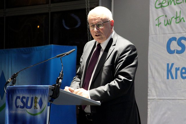 Volker Kauder bei seiner kämpferischen Rede. | Foto: Tom Schreiner