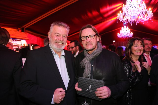 Radio- und TV-Legende Harry Wijnvoord (l.) mit Peter Althof. | Foto: JRB