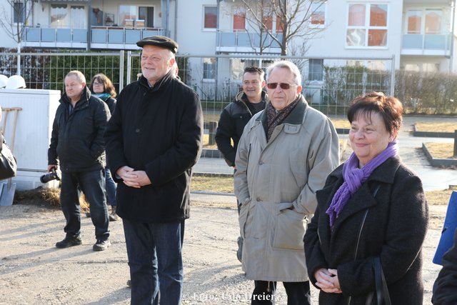Bürgerverein beim Spatenstich. | Foto: Udo Dreier