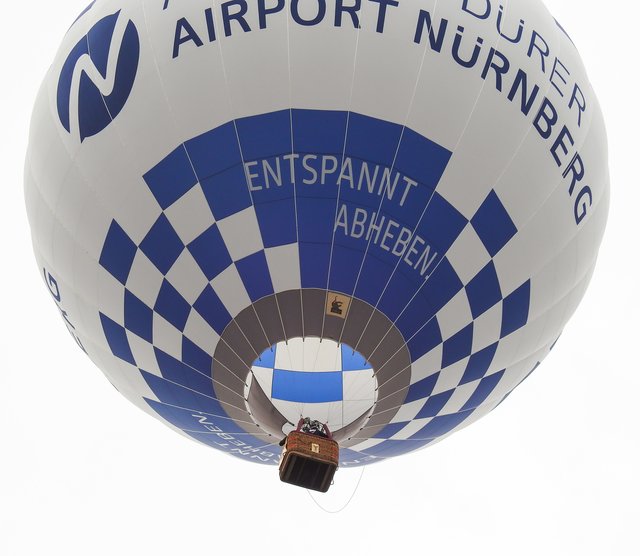Der Ballon des Airport Nürnberg hob tatsächlich ,,ganz entspannt ab". | Foto: Nicole Fuchsbauer