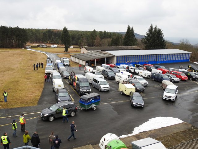 Auf dem Weg zum Startplatz. | Foto: Nicole Fuchsbauer