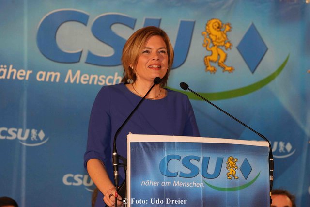 Gastrednerin Julia Klöckner stimmte auf einen harten Bundestagswahlkampf ein. | Foto: Udo Dreier