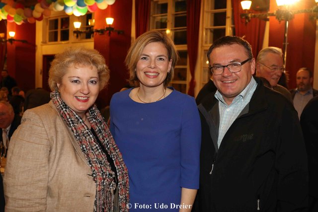 Fürths MdL Petra Guttenberger, MdL Julia Klöckner und Bezirksrat Michael Maderer (v.l.). | Foto: Udo Dreier