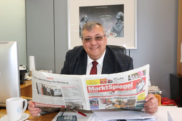 Dirk Hoerr, Autohaus Hoefler, Nürnberg: Ich lese MarktSpiegel, weil er wöchentlich aktuell, lokal und interessant berichtet. | Foto: oh