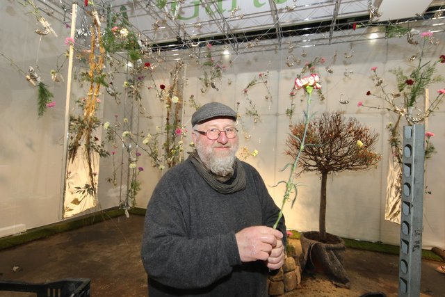Florist Bernhard Weimar. | Foto: Udo Dreier