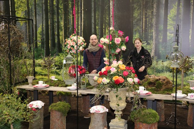 Michael Frings und Manuela Ostertag, Floristen. | Foto: Udo Dreier