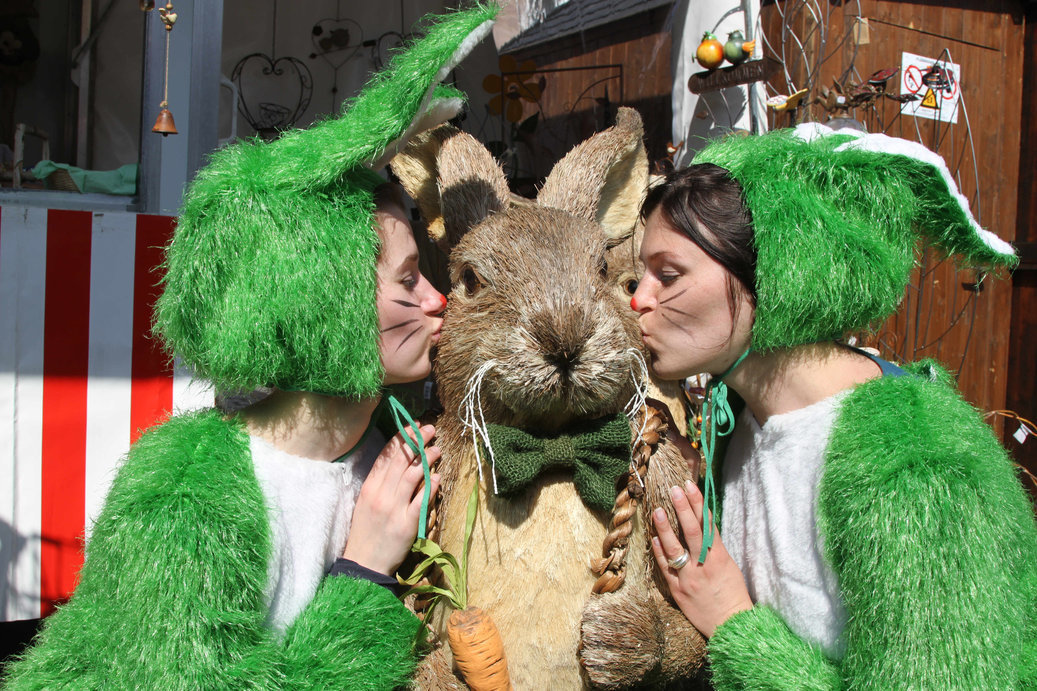 Ostermarkt auf dem Hauptmarkt: 31. März bis 17. April 2017.