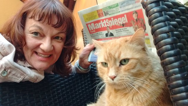 Ich lese MarktSpiegel, weil regelmäßig Tierwaisen vorgestellt werden und so manches Samtpfötchen ein liebevolles Zuhause findet. Evelyn Gleißberg, Fürth | Foto: oh/privat