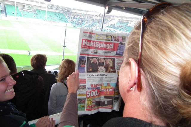 Ich lese MarktSpiegel, weil es immer wieder Karten für das Kleeblatt zu gewinnen gibt.
 Ch. Wezel, Nürnberg | Foto: oh/privat