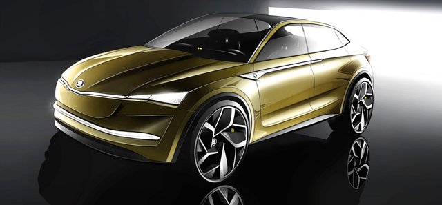 Die Skoda-Studie „Vision E“. Foto: Auto-Medienportal.Net/Skoda