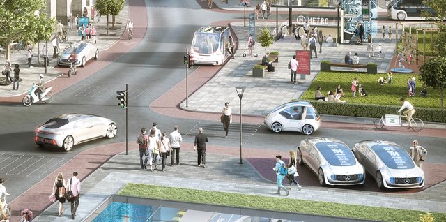 Bosch und Daimler treiben gemeinsam die Entwicklung des vollautomatisierten und fahrerlosen Fahrens voran. Die Projektarbeit zielt vor allem auf die serienreife Entwicklung eines Fahrsystems, damit Autos in der Stadt vollkommen autonom fahren können. Foto: Auto-Medienportal.Net/Bosch