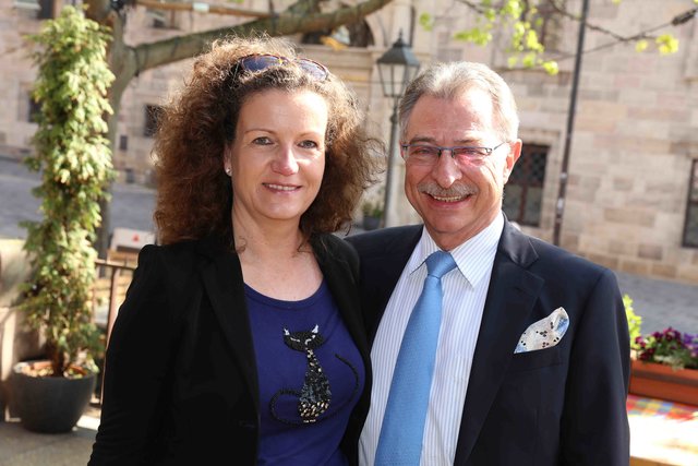 BDI-Präsident Prof. Dieter Kempf mit Lebensgefährtin Anke Buddenberg.