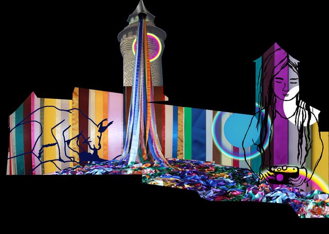 Burg-Simulation von Barbara Engelhard aus Fürth. | Foto: NürnbergKultur