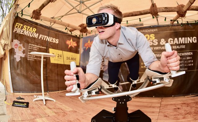 Top-Neuheit: das Fitness-Gerät "ICAROS", das Gaming und Training auf einzigartige Weise verbindet. Foto: © P. Maskow