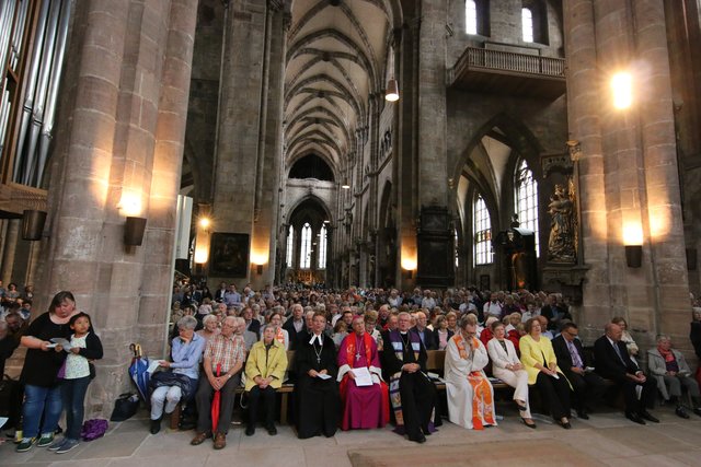 Die Sebalduskirche war mit 1700 Pilgern bis auf den letzten Platz besetzt. | Foto: Udo Dreier