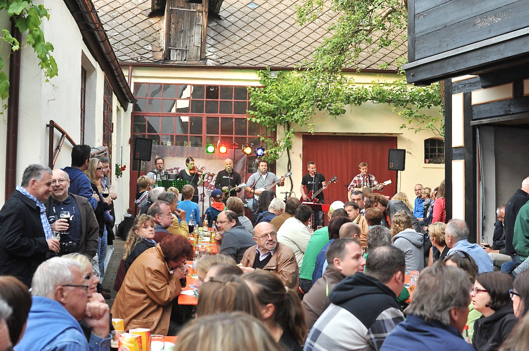 Gemütliche Hinterhöfe laden zum Verweilen und Entspannen ein. Foto: Stadt Herzogenaurach