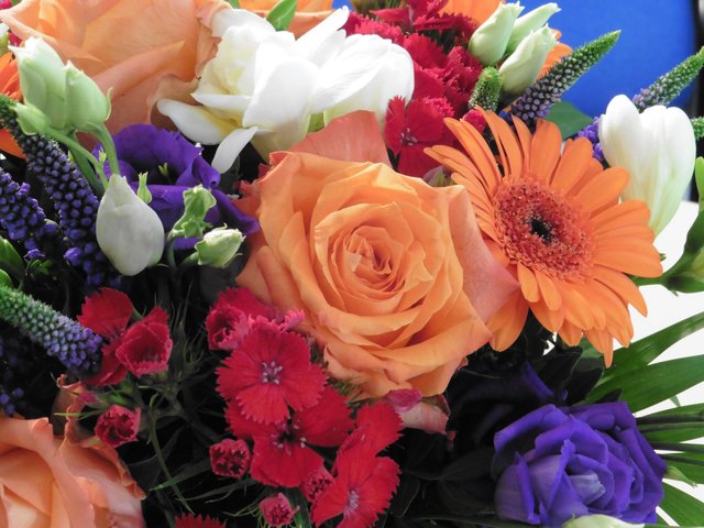 Blumenstauß von Werner zur Malvorlage für meine SchülerInnen
