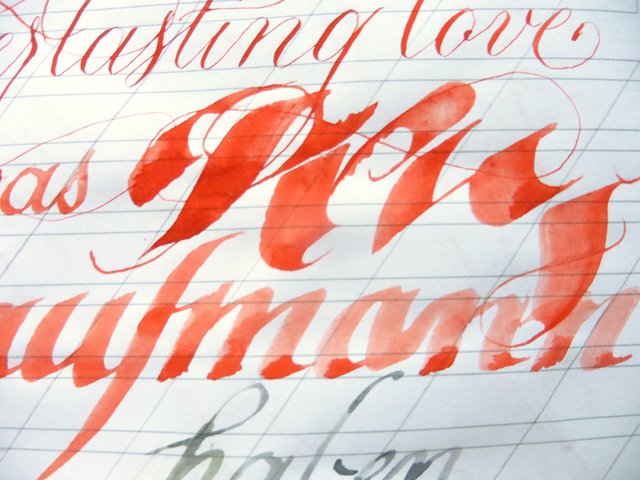 Kalligrafie-Studie