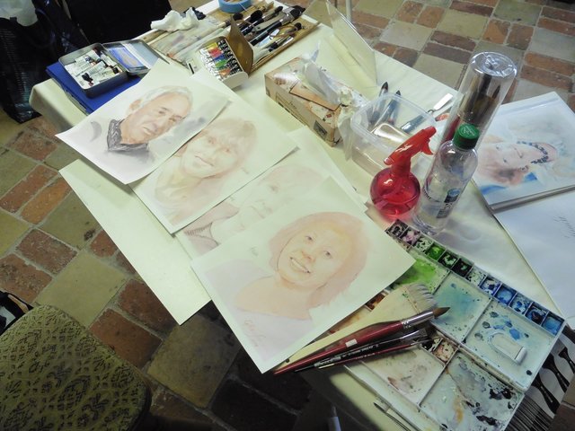 Bei Ulrich Hallmeyer. Tag des offenen Ateliers in Spalt 2017