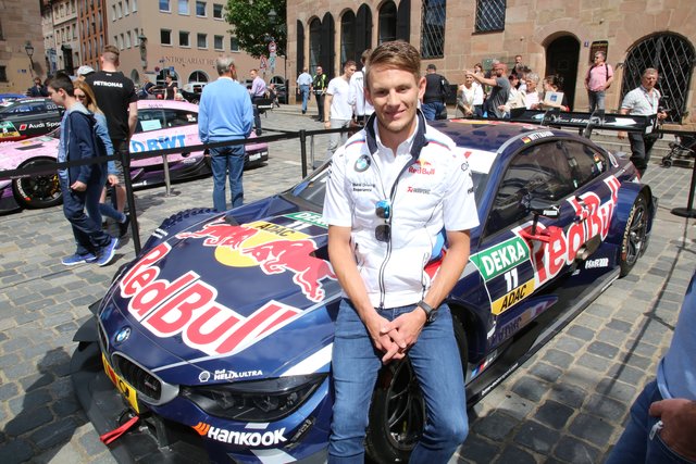 DTM-Champion Marco Wittmann ist in Franken natürlich der Publikumsliebling. Foto: © Jürgen Friedrich