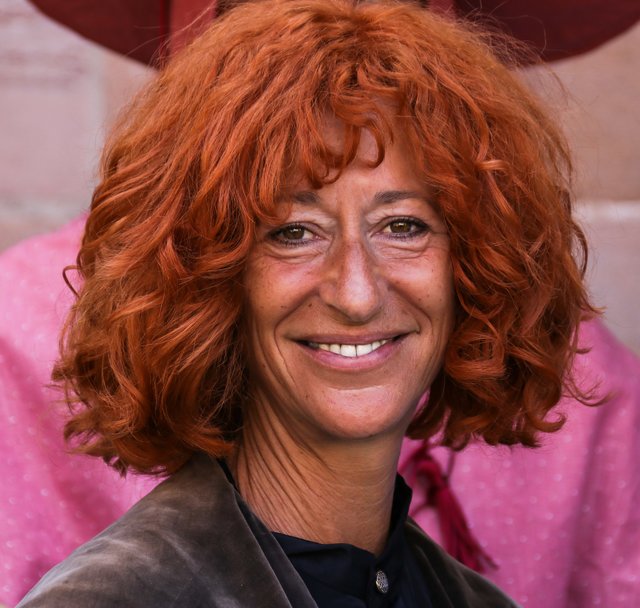Schauspielerin Marion Ströbel spielt die Figur des Georg Spalatin. Nach der Reichsnacht gegen Luther (1521) organisierte Georg Spalatin dessen Rettung auf die Wartburg. Spalatin wurde übrigens in Spalt (Mittelfranken) geboren. | Foto: Nicole Fuchsbauer