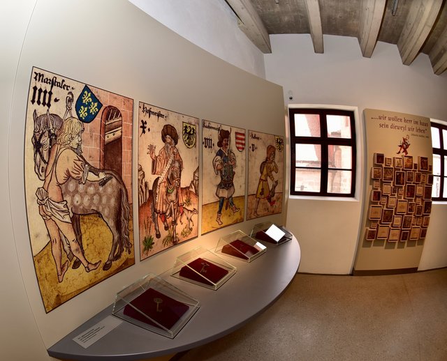 Blick ins neue Erlebnismuseum Cadolzburg. Foto: © Peter Maskow