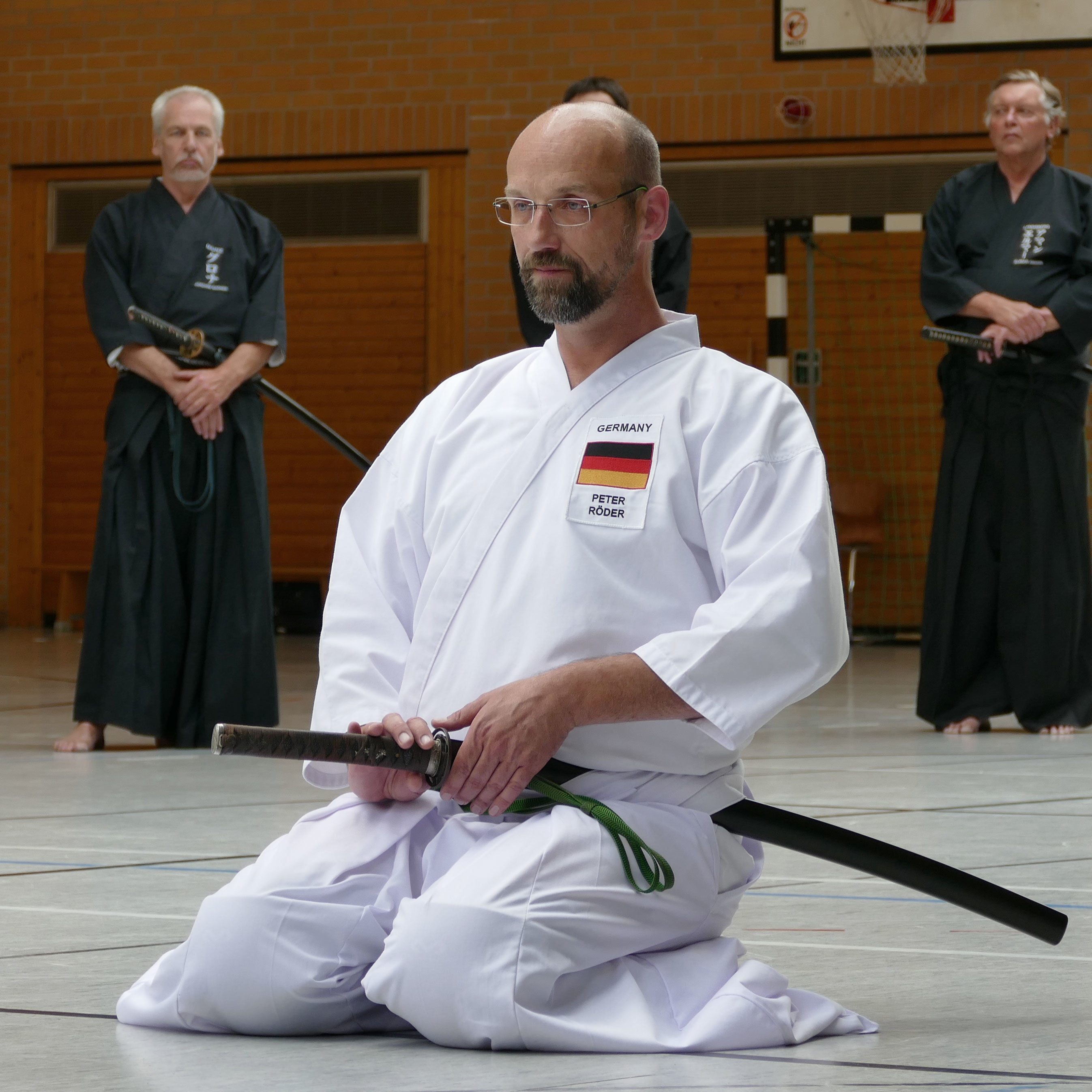 Peter Röder, Präsident des Deutschen Iaido Bundes, leitete den Landeslehrgang des Bayerischen Iaido Bundes.