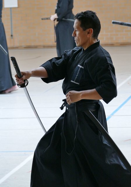 Bayerischer Iaido Bund - Landeslehrgang. Alexis Dulanto von ZANCHIN Kampfkunst