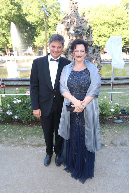 Präsident der FAU Prof. Dr. Ing. Joachim Hornegger und Ehefrau Belinda. | Foto: John R. Braun