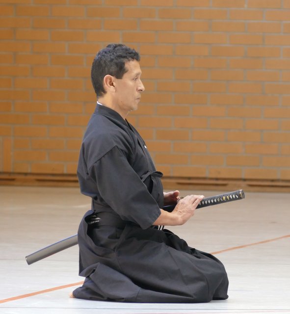 Bayerischer Iaido Bund - Landeslehrgang. Alexis Dulanto von ZANCHIN Kampfkunst
