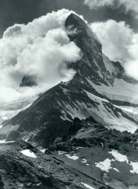 Matterhorn von Hörnli. Sommer 1926. | Foto: Stadtarchiv Nürnberg