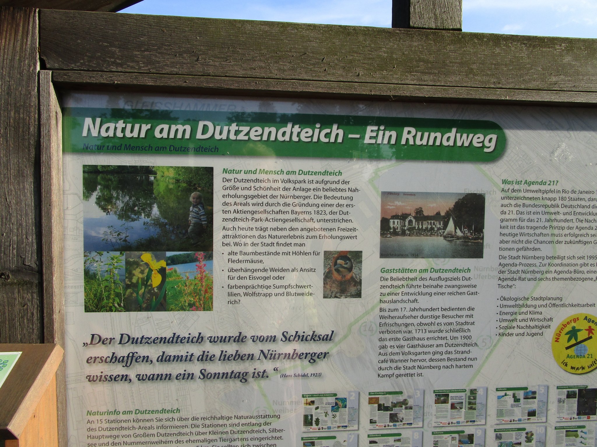 Ein Sommerabend Am Dutzendteich Nurnberg