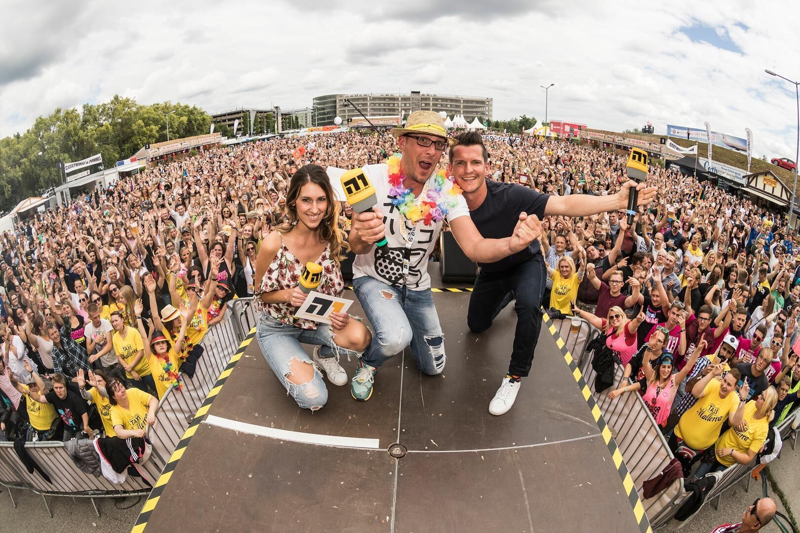 Die N1-Stars Lisa Mai, Jörg Dippold & Flo Kerschner.