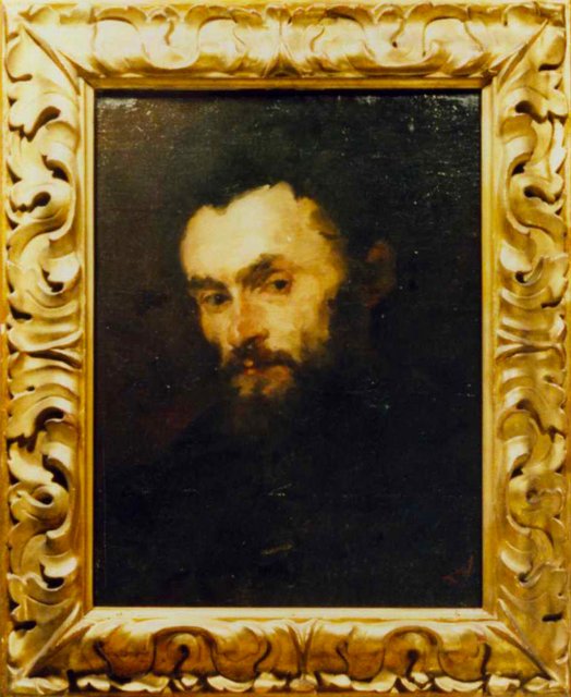 Konrad Weigand: Selbstbildnis, vor 1897. | Foto: Museen der Stadt Nürnberg, Kunstsammlungen