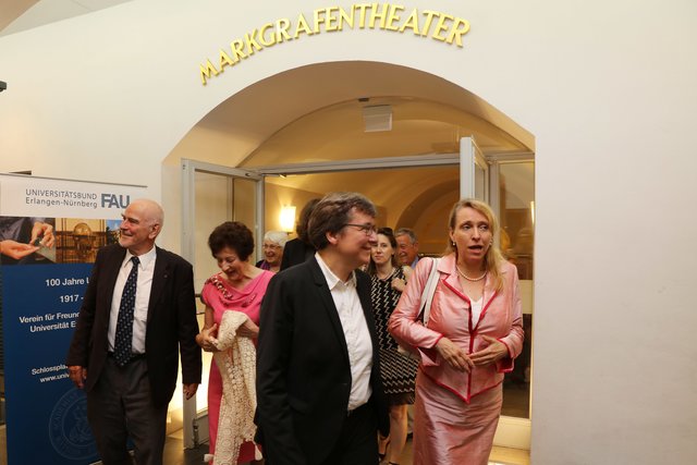 Festveranstaltung 100 Jahre Universitätsbund Erlangen-Nürnberg im Markgrafentheater in Erlangen. Foto: © Kurt Fuchs