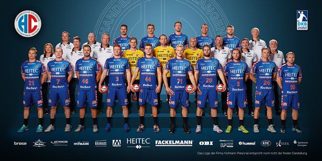 (Foto: hl-studios, Erlangen). Bis jetzt starker Auftritt des HC Erlangen