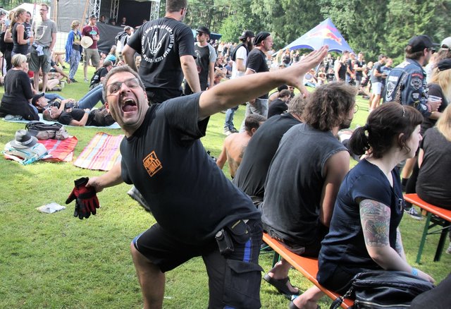 Auch die Rock im Wald-Crew hatte ihren Spaß. | Foto: sir