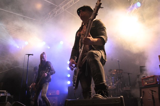 Hymnisch, düster und roh ging das Festival mit Solstafir aus Island zu Ende. | Foto: sir