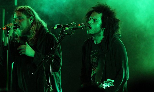 Mystisch-harte Klänge sind das Markenzeichen von Zeal & Ardor. Die Band um Manuel Gagneux (re.) gehörte zu den Festival-Highlights. | Foto: sir