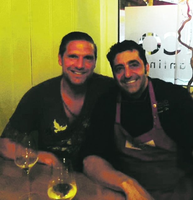 Martin Driller mit Francesco Falco (r.)