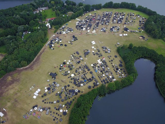 Lagerplatz Luftbild