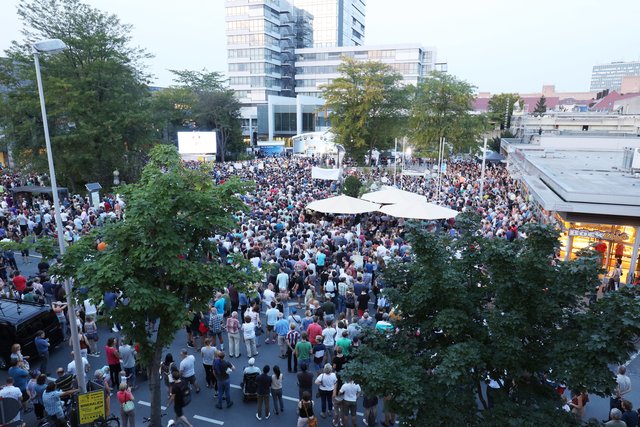 Bundestagswahlkampf 2017 / Kanzlerin Dr. Angela Merkel in Erlangen. | Foto: Kurt Fuchs