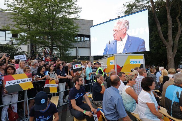 Bundestagswahlkampf 2017 / Kanzlerin Dr. Angela Merkel in Erlangen. | Foto: Kurt Fuchs